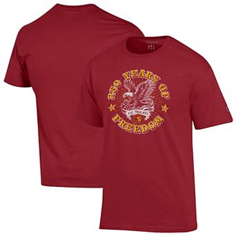 Men's Champion Cardinal USC Trojans Americana 250 Years of Freedom Tonal T-Shirt