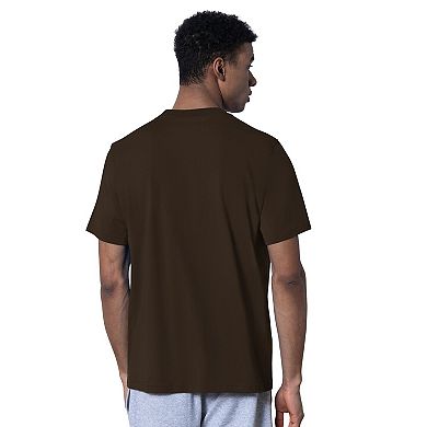Men's Starter Brown/Gray Cleveland Browns Two-Pack Throwback Logo T-Shirt Set
