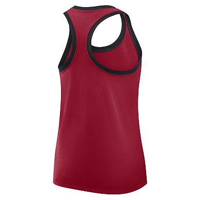 Women's Nike Red Arizona Diamondbacks Tri-Blend Dri-FIT Racerback Tank Top