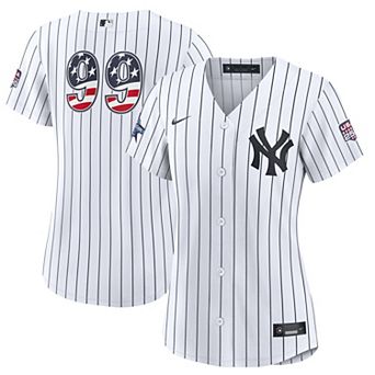 2026 All-Star Edition Stars & Stripes Women's New York Yankees Aaron Judge Nike White Stadium Jersey