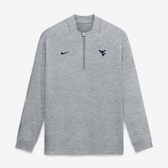Men's Nike Gray West Virginia Mountaineers Golf Par 5 Therma-FIT Half-Zip Pullover