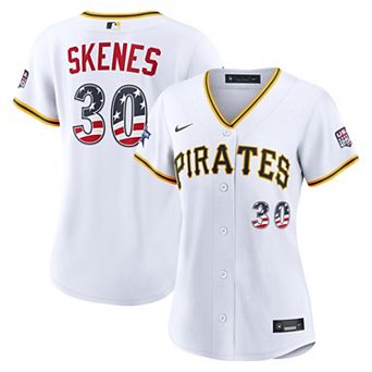 2026 All-Star Edition Stars & Stripes Women's Pittsburgh Pirates Paul Skenes Nike White Stadium Jersey