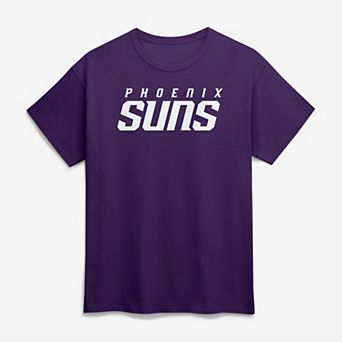 Men's Logo Athletic Purple Phoenix Suns Wordmark T-Shirt