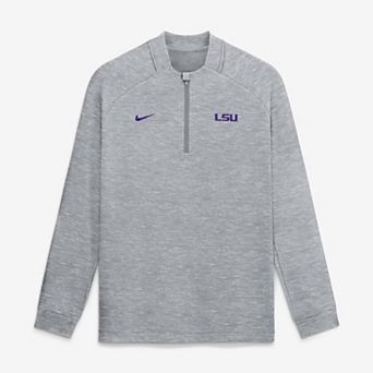 Men's Nike Gray LSU Tigers Golf Par 5 Therma-FIT Half-Zip Pullover
