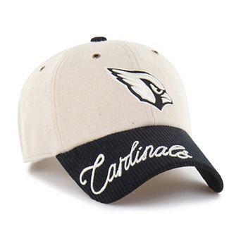 Women's '47 Natural/Black Arizona Cardinals Rope Script Clean Up Adjustable Hat