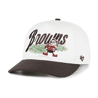 Men's '47 Cream Cleveland Browns Throwback Enfield Hitch Adjustable Hat