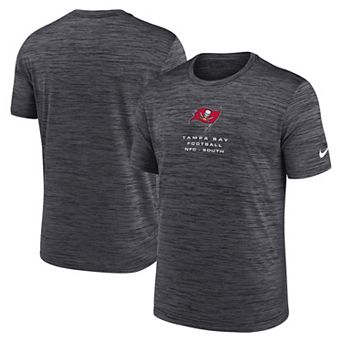 Men's Nike Anthracite Tampa Bay Buccaneers Velocity Ball Carrier Dri-FIT T-Shirt