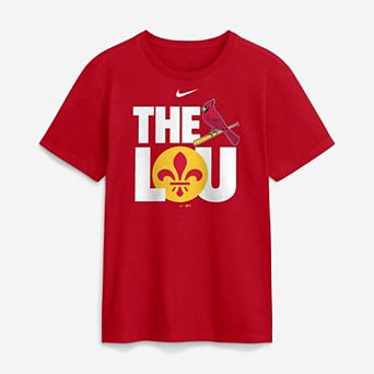 Men's Nike Red St. Louis Cardinals The Lou Graphic T-Shirt