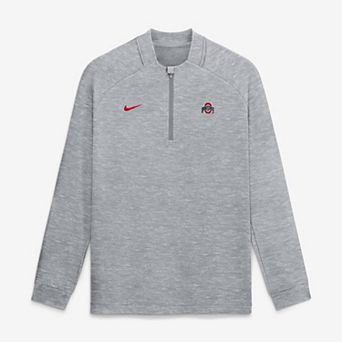 Men's Nike Gray Ohio State Buckeyes Golf Par 5 Therma-FIT Half-Zip Pullover