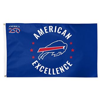 WinCraft Buffalo Bills 3' x 5' One-Sided America 250 Deluxe Flag