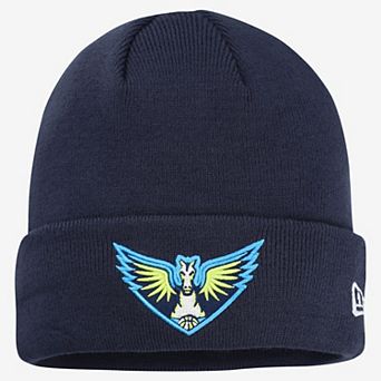 Men's New Era Navy Dallas Wings Cuffed Knit Hat