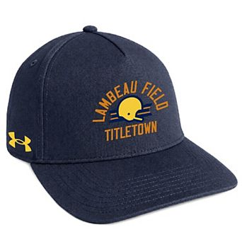 Unisex Under Armour Navy Notre Dame Fighting Irish Shamrock Series Blitzing A-Frame Adjustable Hat