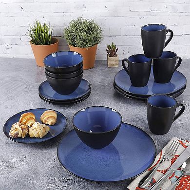 Gibson Elite Soho Lounge Round 16pc Dinnerware Set