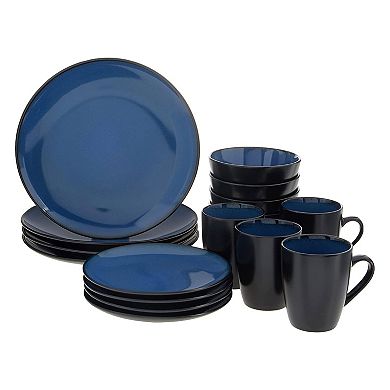 Gibson Elite Soho Lounge Round 16pc Dinnerware Set