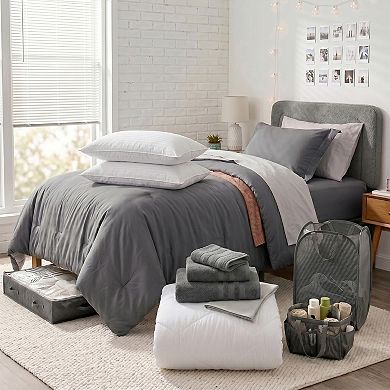 Hearth & Harbor Complete Dorm Room Set, All Dorm Accessories Included