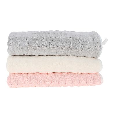 1Pc Bubble Fleece Bath Towel