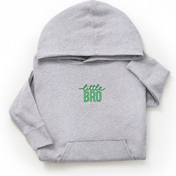 The Juniper Shop Embroidered Little Bro Youth Hoodie