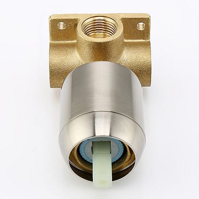 SUMERAIN Shower Faucet, Single Handle Solid Brass Rough-in Valve with Shower Arm and Showerhead
