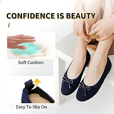Women's Crochet Ballet Flats