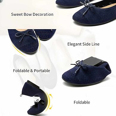 Women's Crochet Ballet Flats