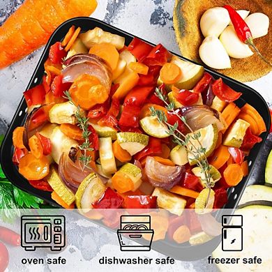 Zoulao 16x12x3" Lasagna Pan, Deep Nonstick Baking Dish, Oven Safe with Handles.