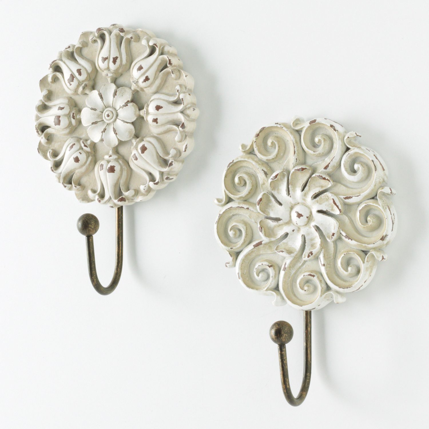 Floral Wall Hook Set