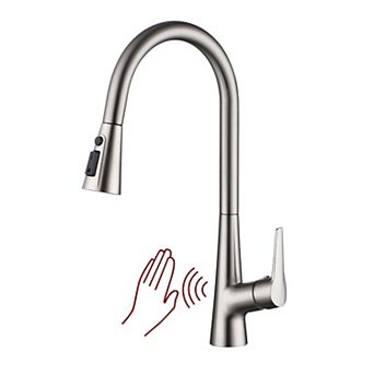 SUMERAIN Handfree Pull-Down Kitchen Faucet, Touchless Free Motion Sensor Kitchen Faucet