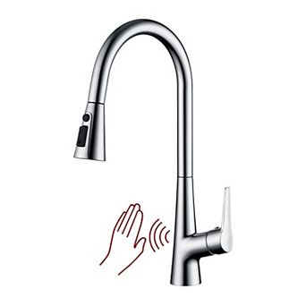 SUMERAIN Handfree Pull-Down Kitchen Faucet, Touchless Free Motion Sensor Kitchen Faucet