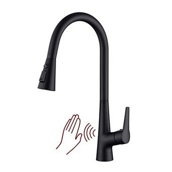SUMERAIN Handfree Pull-Down Kitchen Faucet, Touchless Free Motion Sensor Kitchen Faucet