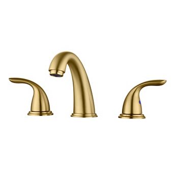 SUMERAIN 8 Inch Widespread Bathroom Faucet 3-Hole 2-Handle, SUS 304 Stainless Steel