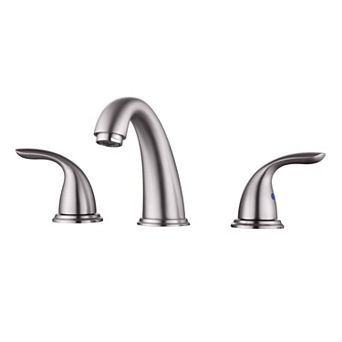 SUMERAIN 8 Inch Widespread Bathroom Faucet 3-Hole 2-Handle, SUS 304 Stainless Steel