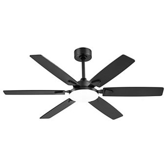 Hearthshire Ceiling Fan Light, 6-Speed Remote, Silent DC Motor for Indoor