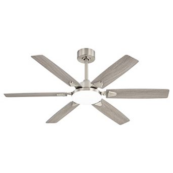 Hearthshire Ceiling Fan Light, 6-Speed Remote, Silent DC Motor for Indoor