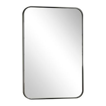 30 in W x 40 in H Rectangle Aluminum Alloy Frame Vanity Wall Mirror