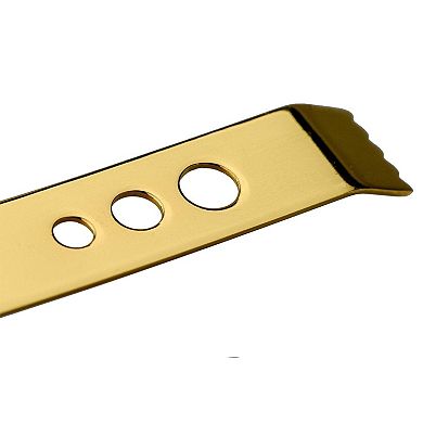 Ice Tongs Stainless Steel Gold Plate