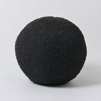 9 inch Detachable Boucle Ball Throw Pillow