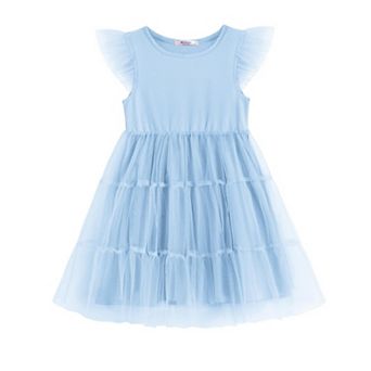 Arshiner Toddler Tutu Dress Girls Tulle Dresses Ruffle Tiered Swing Twirly Summer Sundress