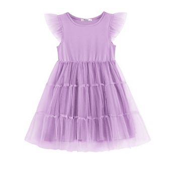 Arshiner Toddler Tutu Dress Girls Tulle Dresses Ruffle Tiered Swing Twirly Summer Sundress