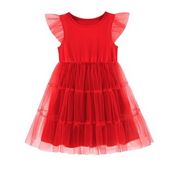 Arshiner Toddler Tutu Dress Girls Tulle Dresses Ruffle Tiered Swing Twirly Summer Sundress