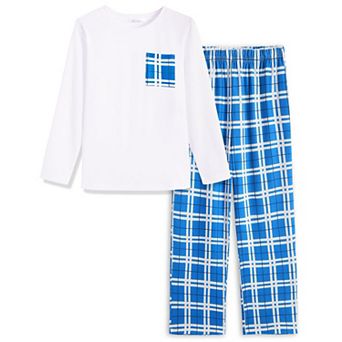 Arshiner Boys Loosefit Pajamas Long Sleeve Top And Pants Car Print Piece Pajama Set For Big Boys