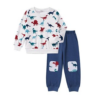 Arshiner Boys Pant Sets Long Sleeve Shirts And Pants Crewneck Sweatshirt For Fall Winter
