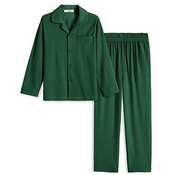Arshiner Boys Pajamas Set Long Sleeve Buttondown Sleepwear Piece Pajamas Set For Boys