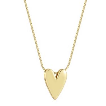 Everyday by Sunkissed Polished Heart Pendant Necklace