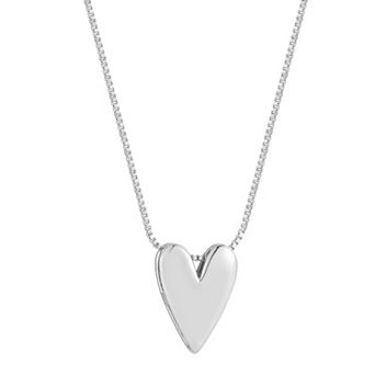 Everyday by Sunkissed Polished Heart Pendant Necklace