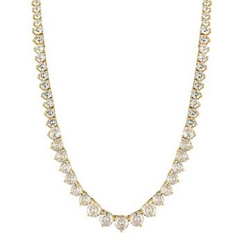 Everyday by Sunkissed Graduated Cubic Zirconia Tennis Necklace