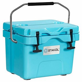 16-qt Portable Insulated Ice Cooler 24 Can For Camping