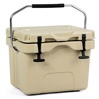 16-qt Portable Insulated Ice Cooler 24 Can For Camping