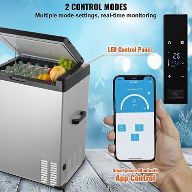Portable Car Refrigerator 70L Single Zone Freezer Compressor Cooler For RV