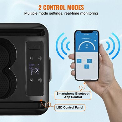 15L Portable Car Refrigerator 12V Armrest Fridge Single Zone Compressor Cooler For Camping