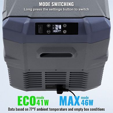32L Dual Zone Portable Freezer 12 Volt Car Refrigerator Compressor Cooler For RV Camping